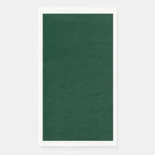Dark Green Solid Colour Napkin