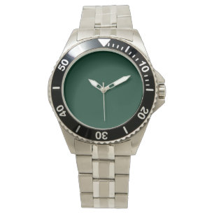 Dark Green Solid Colour Watch