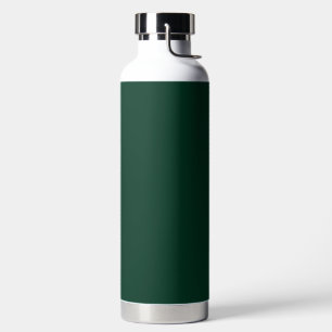 Dark Green Solid Colour Water Bottle