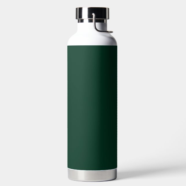 Dark Green Solid Colour Water Bottle (Left)
