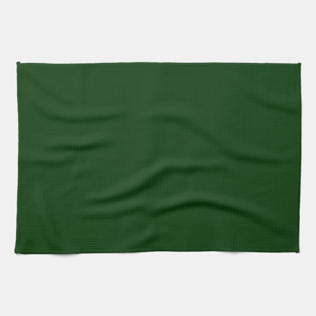Dark Green Tea Towel (Horizontal)