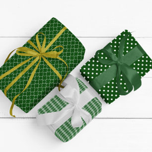 Dark Green Wrapping Paper Sheet