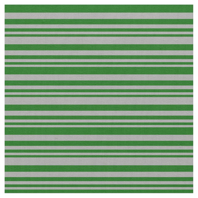 Dark Grey and Dark Green Lines/Stripes Pattern Fabric (Close Up)