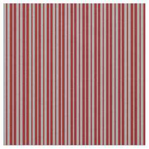 Dark Grey and Dark Red Coloured Lines Pattern Fabric
