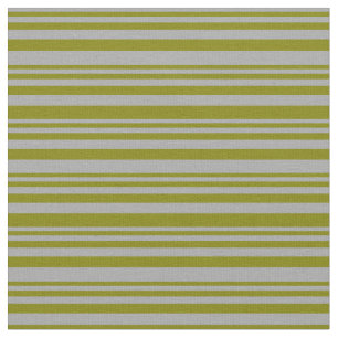 Dark Grey and Green Coloured Lines/Stripes Pattern Fabric