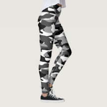 Dark Grey Black And White Camouflage Pattern