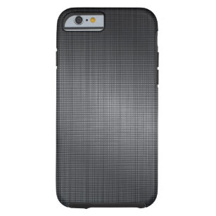 Dark Grey Brushed Aluminium Look-Cross Stitch Tough iPhone 6 Case
