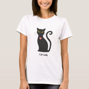 Dark Grey Cat Lady T-Shirt