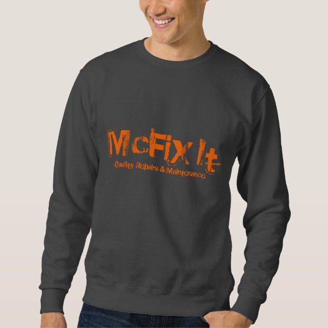 Dark Grey Crew Neck Sweatshirt (Front)