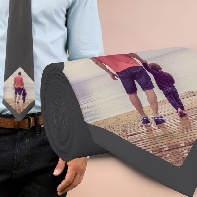 Dark Grey Custom Photo  Tie (Creator Uploaded)
