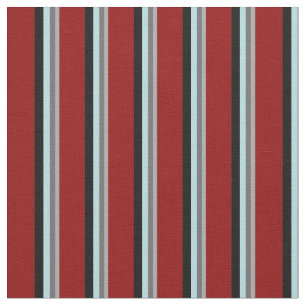Dark Grey, Dim Grey, Powder Blue, Black & Dark Red Fabric