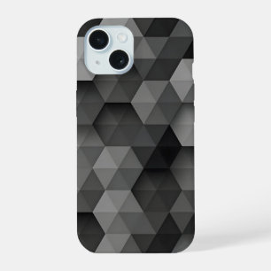 Dark Grey Geometric Triangle Phone Case