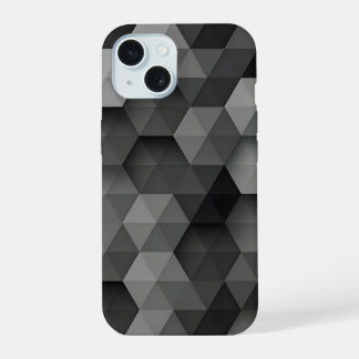 Dark Grey Geometric Triangle Phone Case