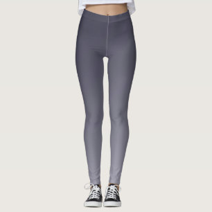 Dark Grey Gradient Ombre  Leggings