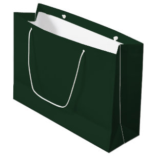 Dark Grey Green Large Gift Bag