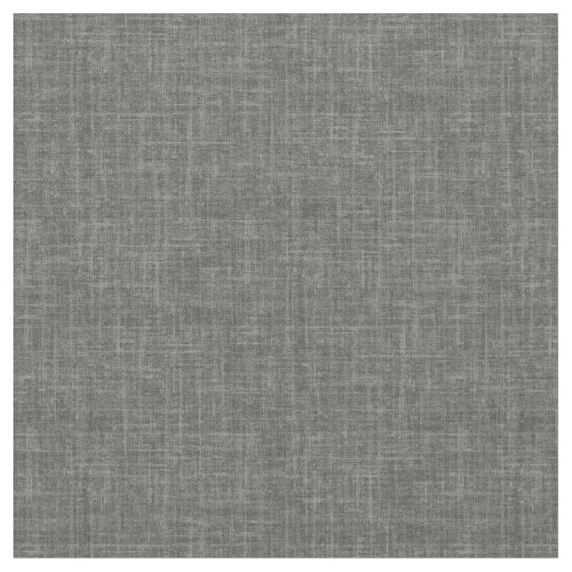 Dark Grey Linen Fabric (Close Up)
