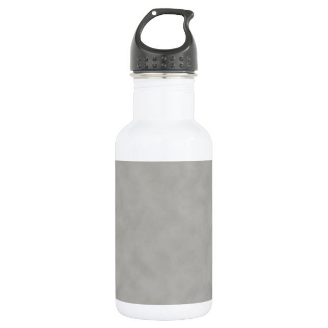 Dark Grey Parchment Texture Background 532 Ml Water Bottle (Front)