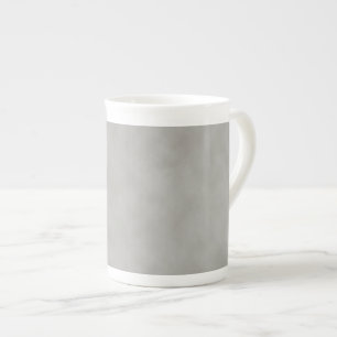 Dark Grey Parchment Texture Background Bone China Mug