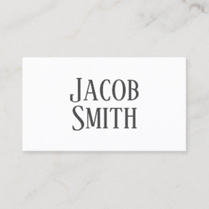Dark Grey Science Fiction Author Business Card