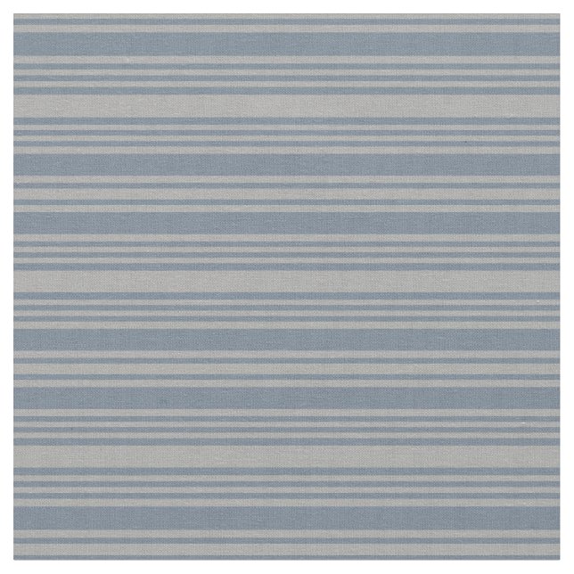Dark Grey & Slate Grey Coloured Lines Pattern Fabric (Close Up)