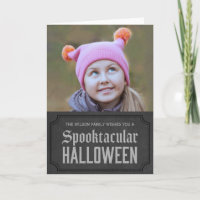 Dark Grey Spooktacular Halloween Photo