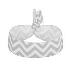 Dark Grey White Large Chevron ZigZag Pattern