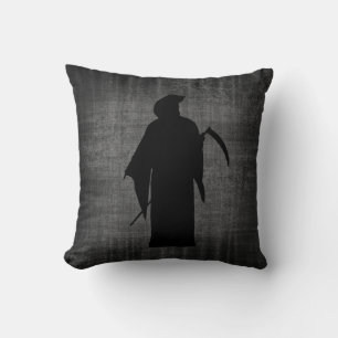 Dark Grim Reaper Gothic Pillow