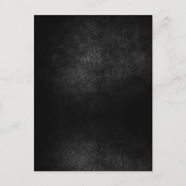 Dark Grunge Background - Darkest Grey Postcard (Front)