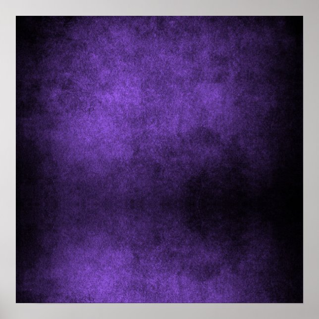 Dark Grunge Background - Purple Poster (Front)