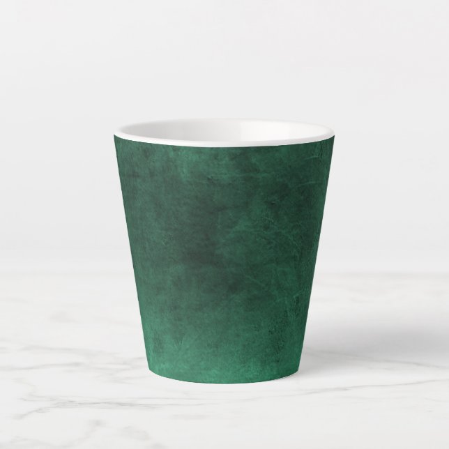 Dark Grunge - Green Latte Mug (Front)