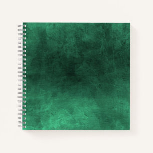 Dark Grunge - Green Notebook