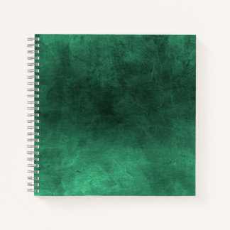 Dark Grunge - Green Notebook