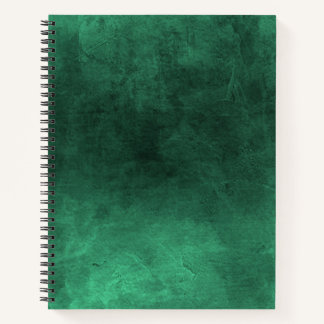 Dark Grunge - Green Notebook