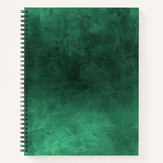 Dark Grunge - Green Notebook (Front)