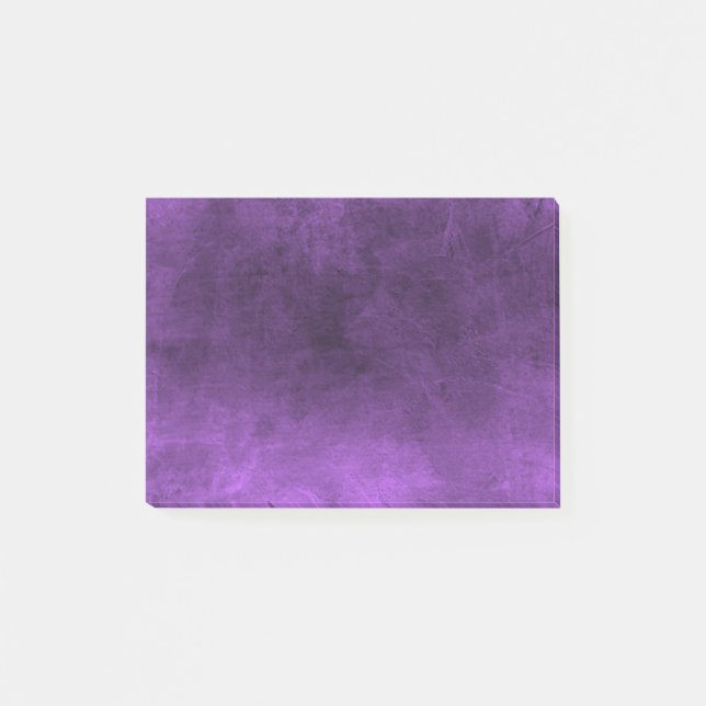 Dark Grunge - Purple Post-it Notes (Front)