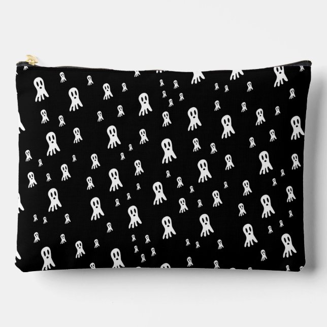 Dark Halloween Ghosts  Accessory Pouch (Front)