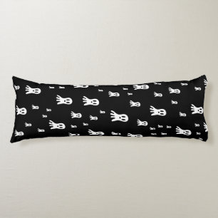 Dark Halloween Ghosts  Body Cushion