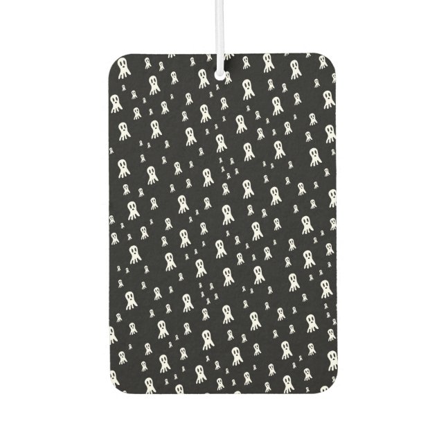 Dark Halloween Ghosts  Car Air Freshener (Front)