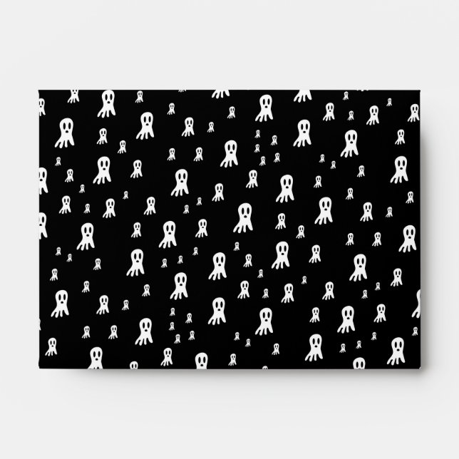 Dark Halloween Ghosts  Envelope (Front)