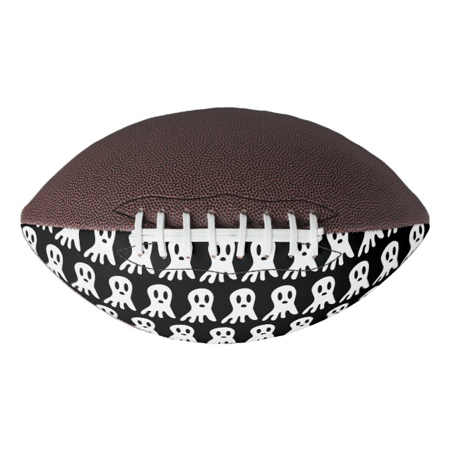 Dark Halloween Ghosts  Football (Front)