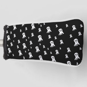 Dark Halloween Ghosts  Golf Head Cover
