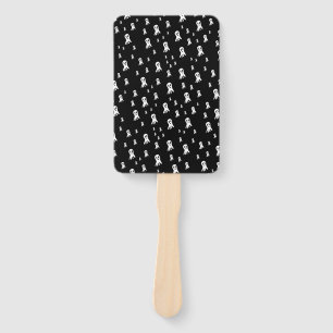 Dark Halloween Ghosts Hand Fan