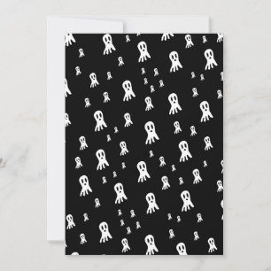 Dark Halloween Ghosts  Holiday Card
