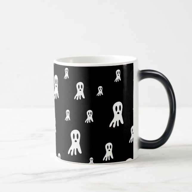 Dark Halloween Ghosts  Magic Mug (Right)