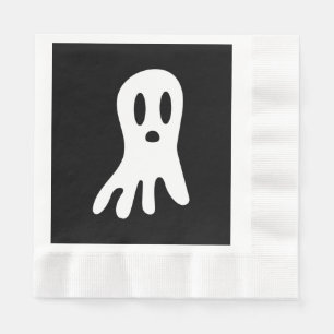 Dark Halloween Ghosts  Napkin