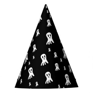 Dark Halloween Ghosts  Party Hat
