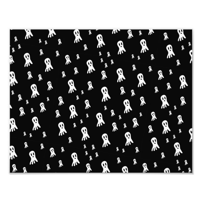 Dark Halloween Ghosts  Photo Print (Front)
