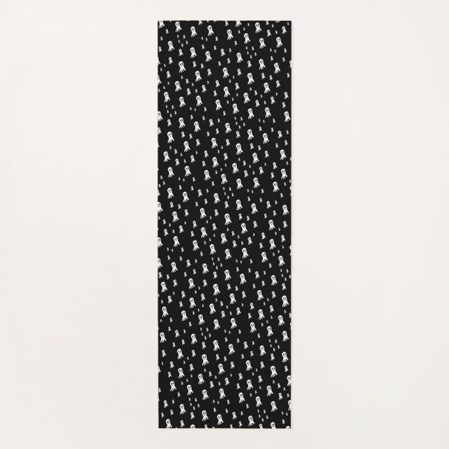 Dark Halloween Ghosts  Yoga Mat (Front)