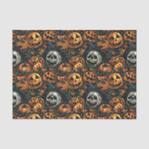 Dark Halloween Pumpkin  Tissue Paper