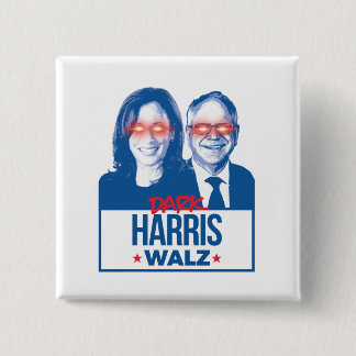 Dark Harris Walz 15 Cm Square Badge